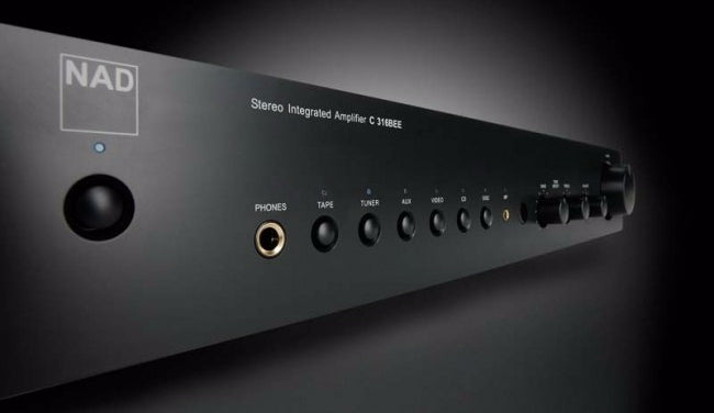 NAD 316BeeV2 Integrated Amp_FrontAngle | Douglas HiFi Perth