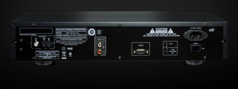 NAD C427 AM/FM Stereo Tuner (rear) - Douglas Hifi Perth