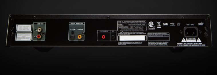 NAD C568 Compact Disc Player Back - Douglas Hifi