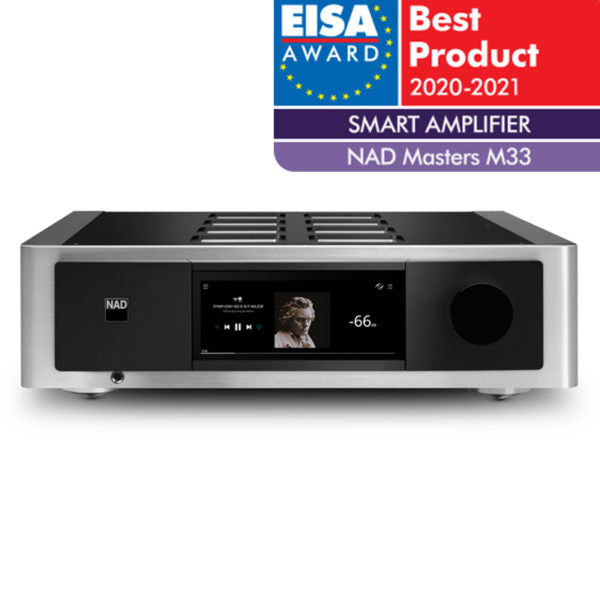 NAD M33 Streaming Amplifier EISA award - Douglas HiFi Perth