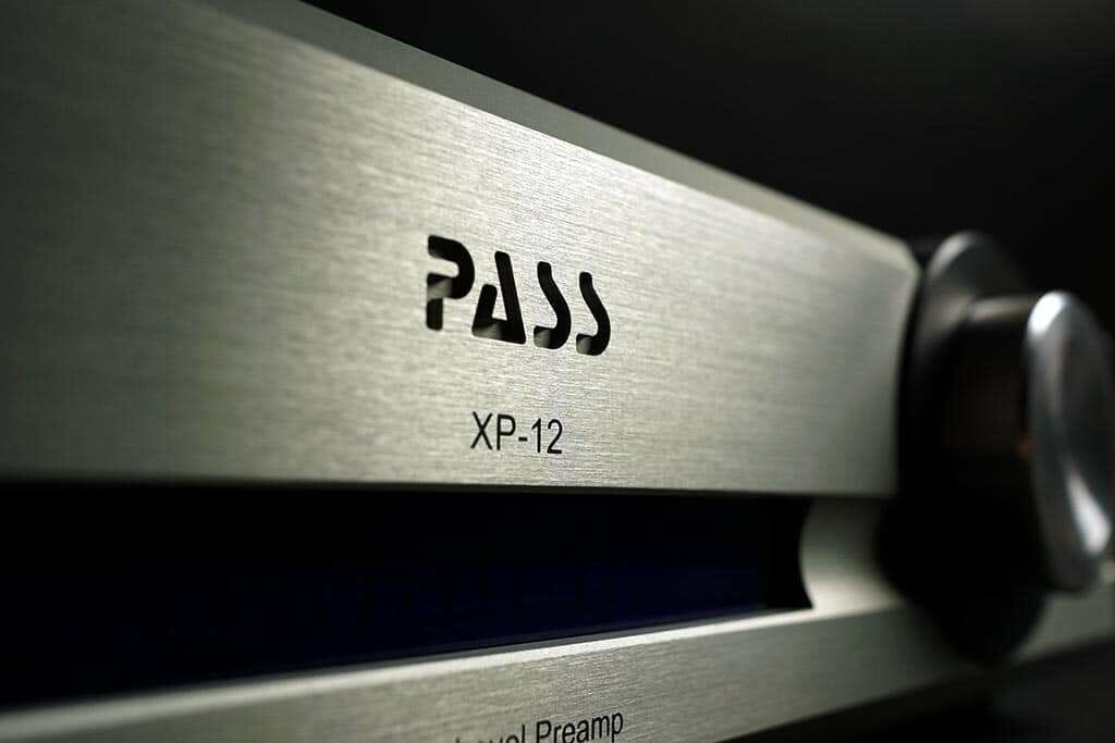 PASS Labs XP12 PreAmp Close Up - Douglas HiFi Perth