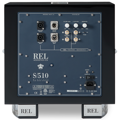REL S510 Subwoofer Black Back - Douglas Hifi