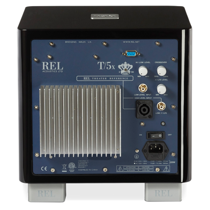 REL T5X SubWoofer - Douglas HiFi Perth Rear Connections