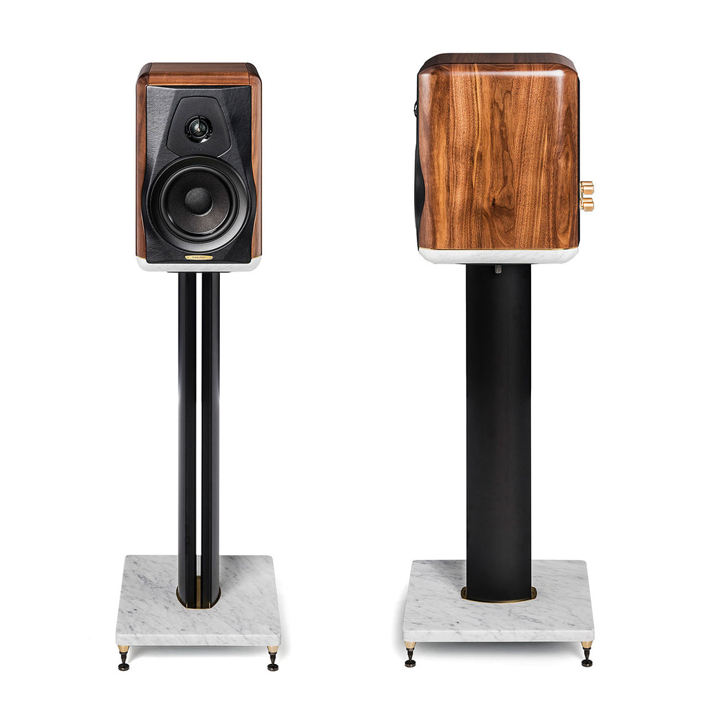 Sonus Faber Electa Amator III bookshelf loudspeaker walnut with marble - Douglas Hifi Perth