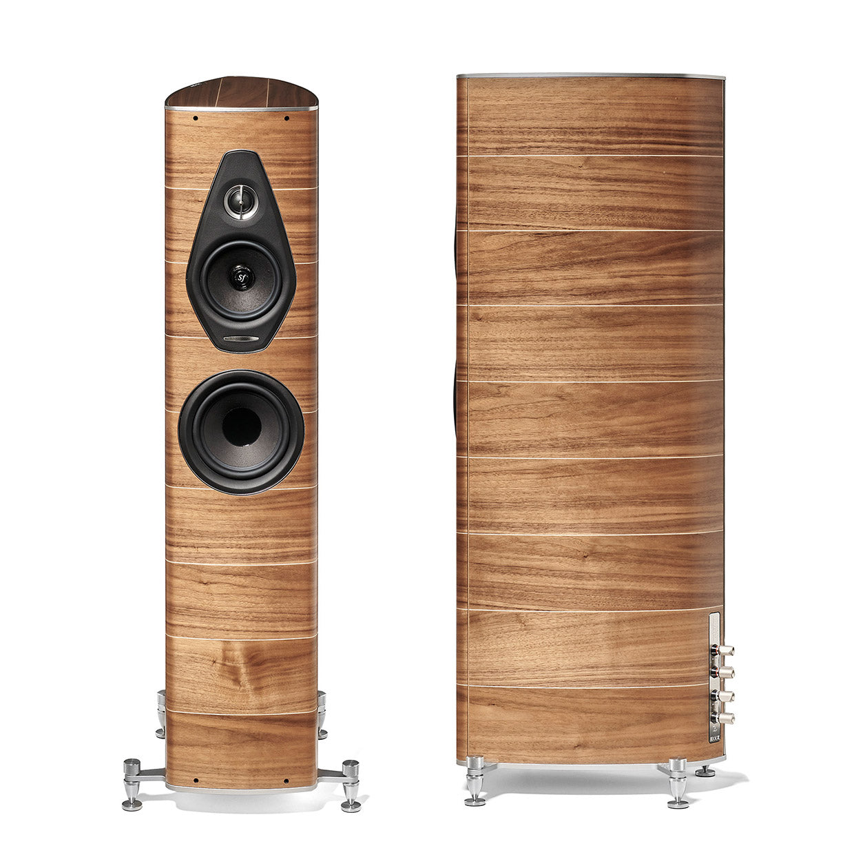 Sonus Faber Olympica Nova II floorstanding Loudspeaker Walnut - Douglas Hifi Perth