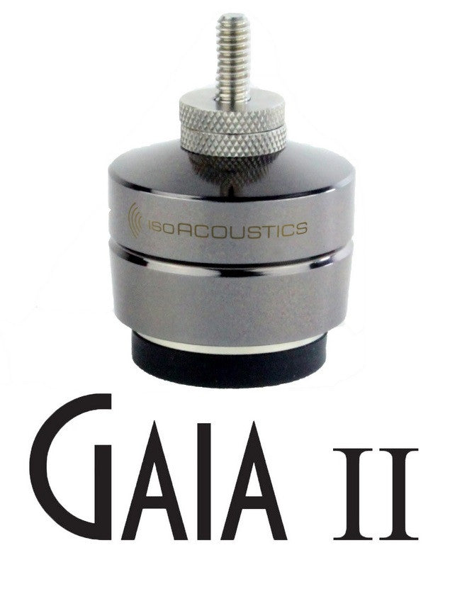 IsoAcoustics Isolation - GAIA 2 (set of 4) Threaded Steel Isolators