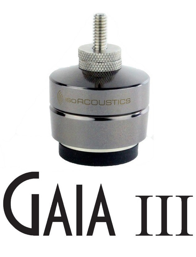 IsoAcoustics Isolation - GAIA 3 (set of 4) Steel Isolators