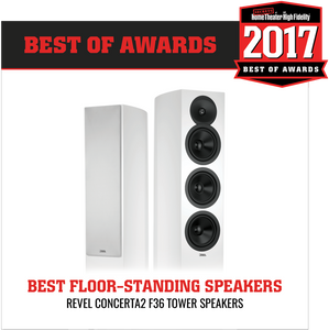 Revel Concerta2 F36 Award Winning Floor Standing Speakers (Wht) | Douglas HiFi